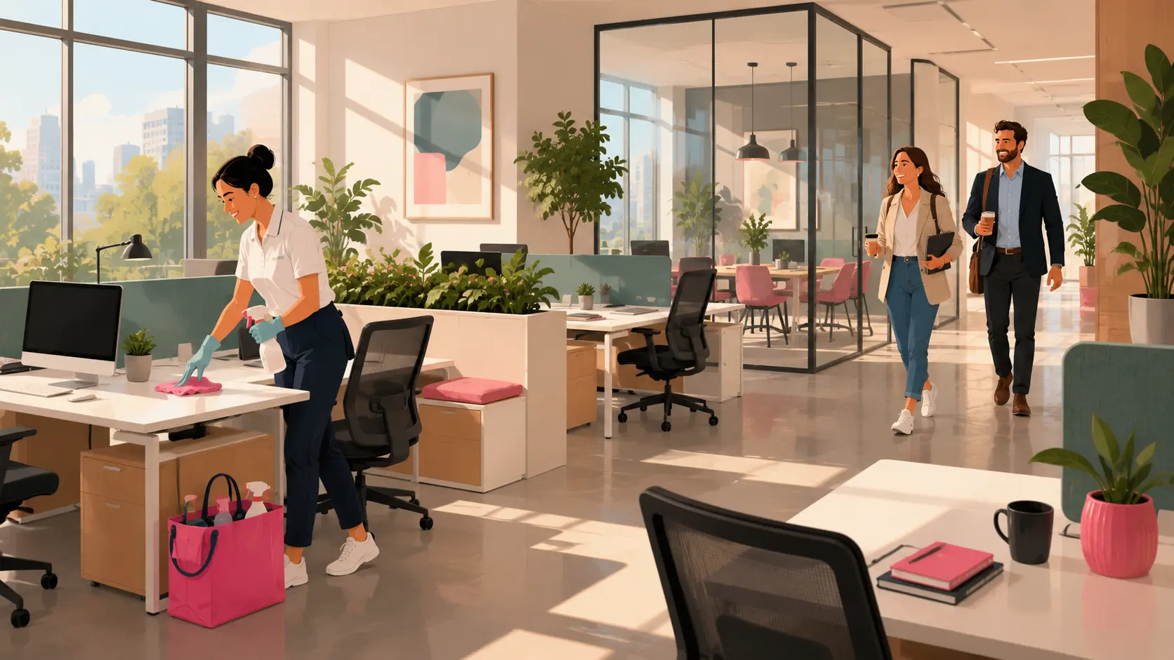 Nettoyage de bureaux à Ancerville