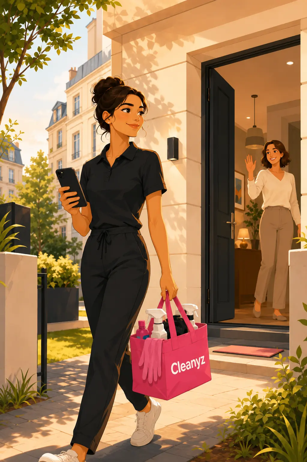 Support logistique Cleanyz pour les professionnels du ménage